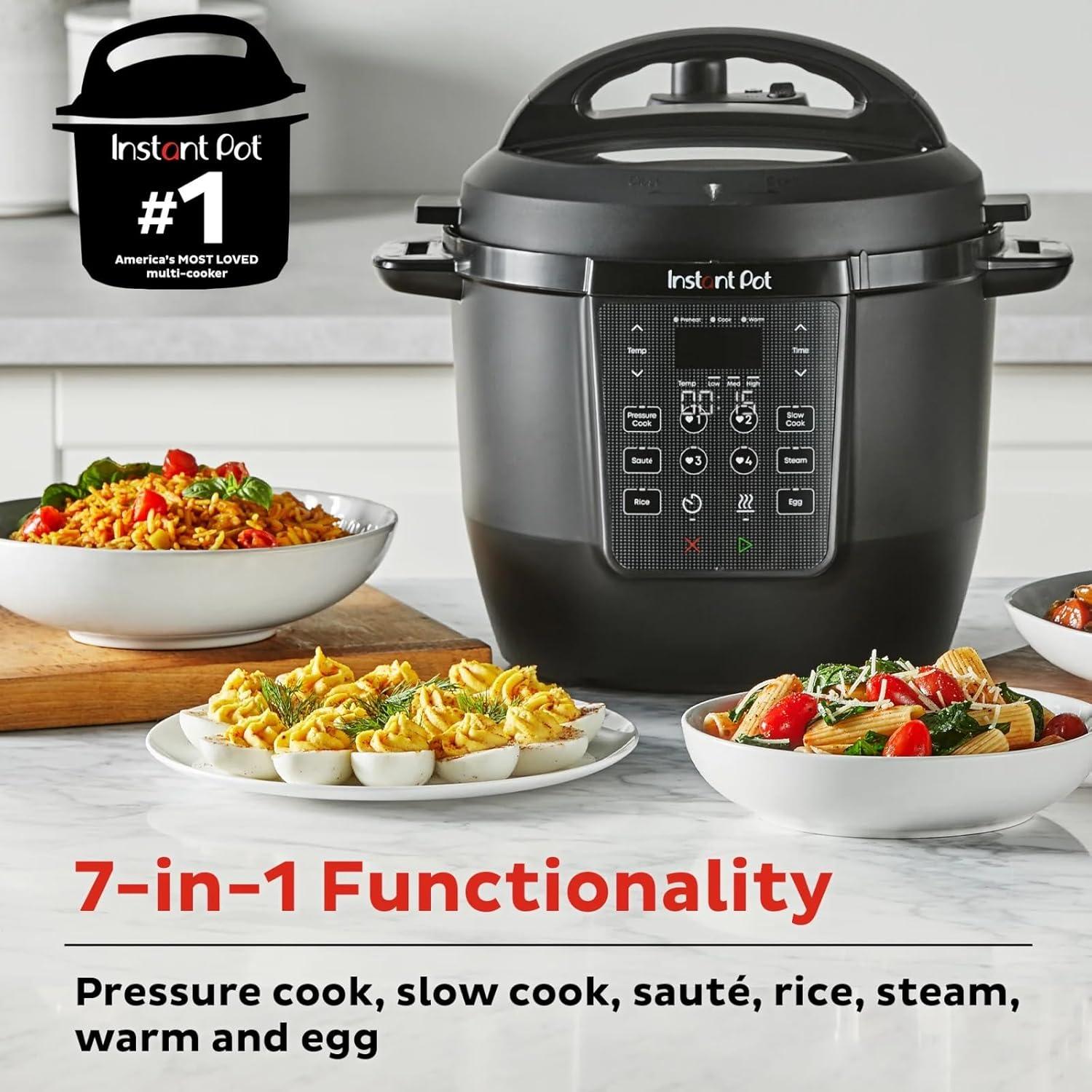 Instant Pot RIO 6qt 7-in-1 Electric Pressure Cooker & Multi-Cooker: Instapot, Slow & Rice Cooker