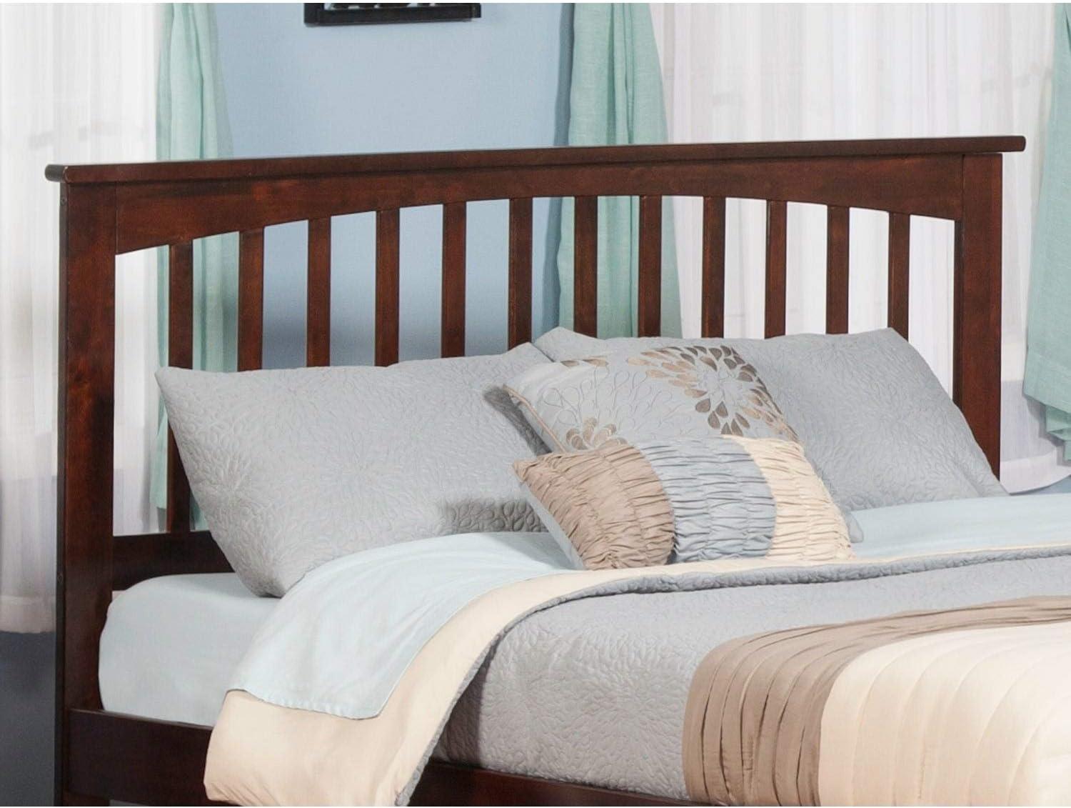AFI Furnishings Mission Queen Headboard with Turbo Charger in Espresso