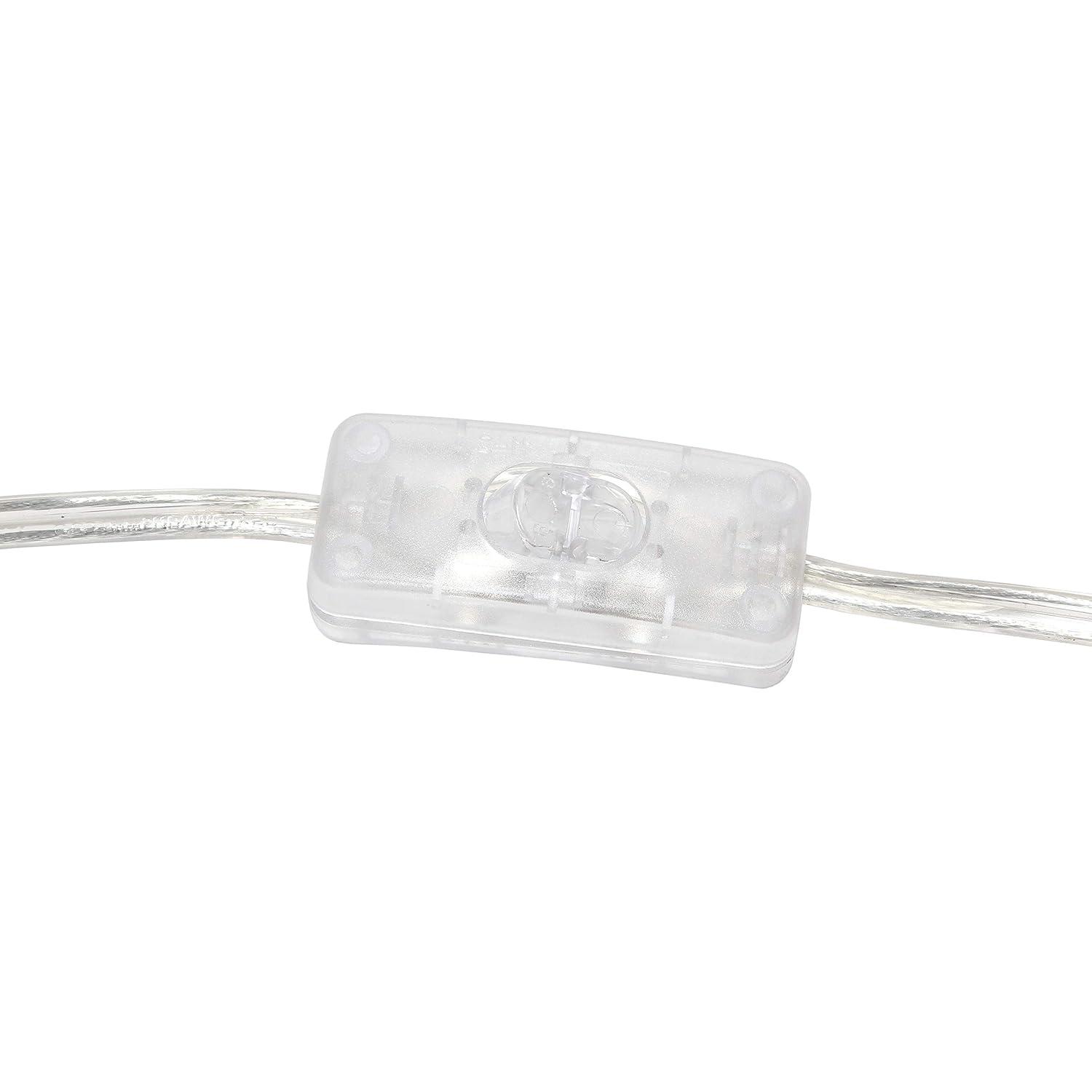 Lalia Home Modern Metal Scroll Table Lamp with Curved Metal Base and Clear Glass Shade - Rose Gold