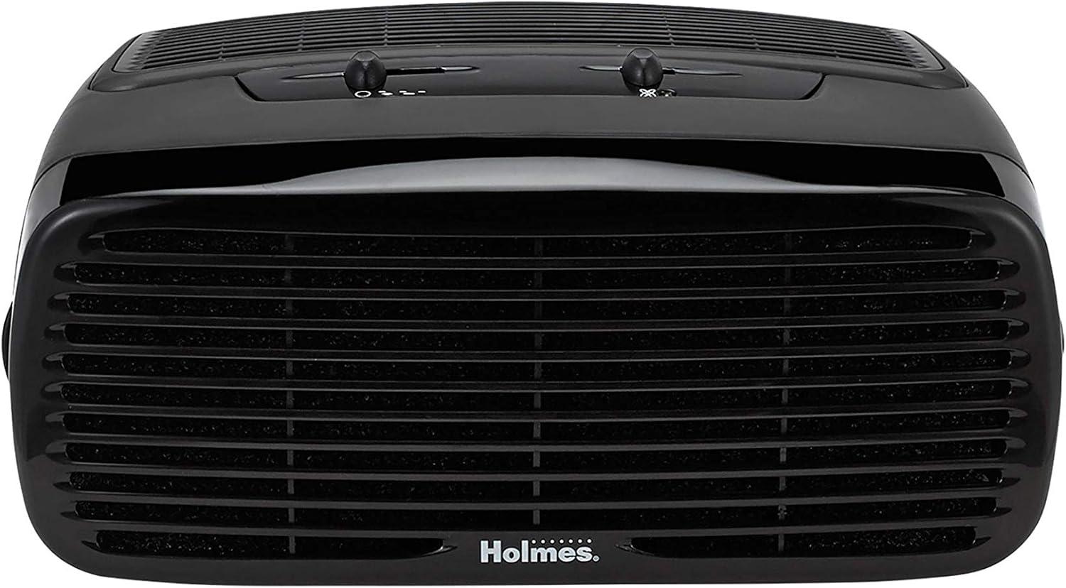 Xayoca Desktop HEPA-Type , 3 Speeds plus Optional Ionizer small Air Purifier, HAP242B-U, Black