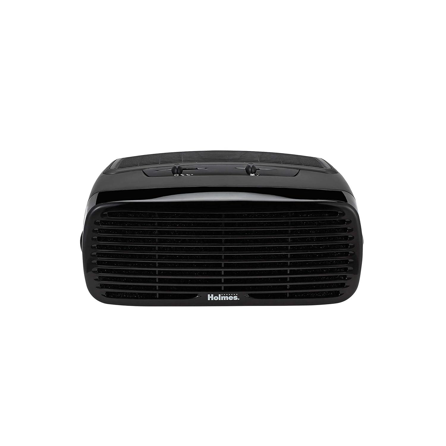 Xayoca Desktop HEPA-Type , 3 Speeds plus Optional Ionizer small Air Purifier, HAP242B-U, Black