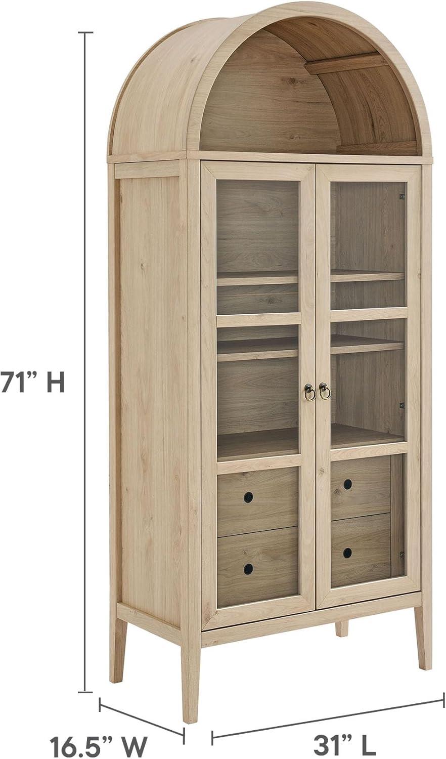 Modway Nolan Tall Arched Storage Display Cabinet