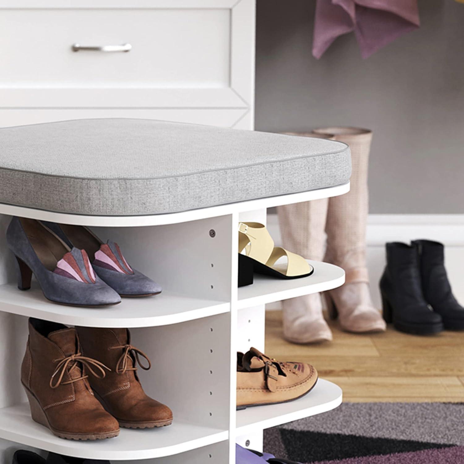ClosetMaid 12 Pair Shoe Storage Bench