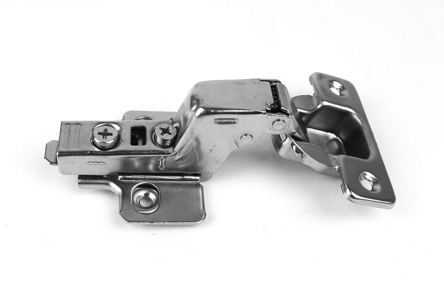 Berta 110 Degree Inset Soft Close Frameless Concealed Overlay Hinge (Set of 10)