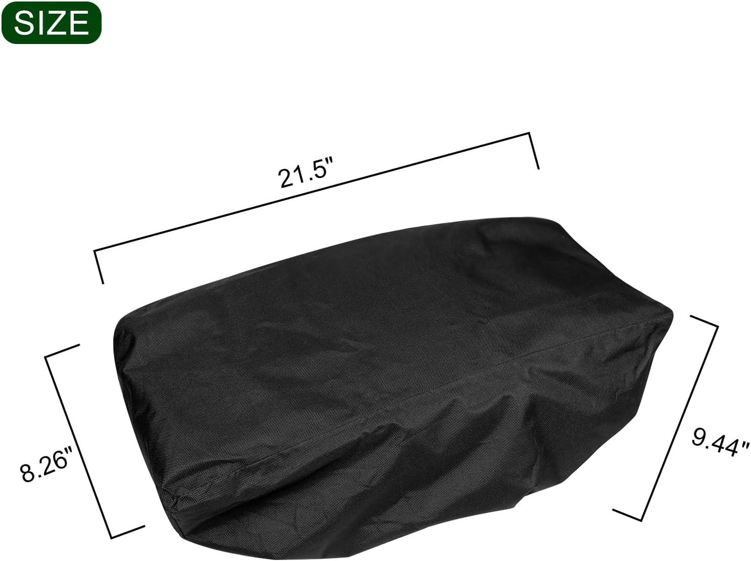 Winch Cover, 600D Oxford Heavy Duty Dust-Proof Waterproof Winch Protection Cover, Ideal for Electric Winches 8500-17500 lbs,Indoor/Outdoor -Black