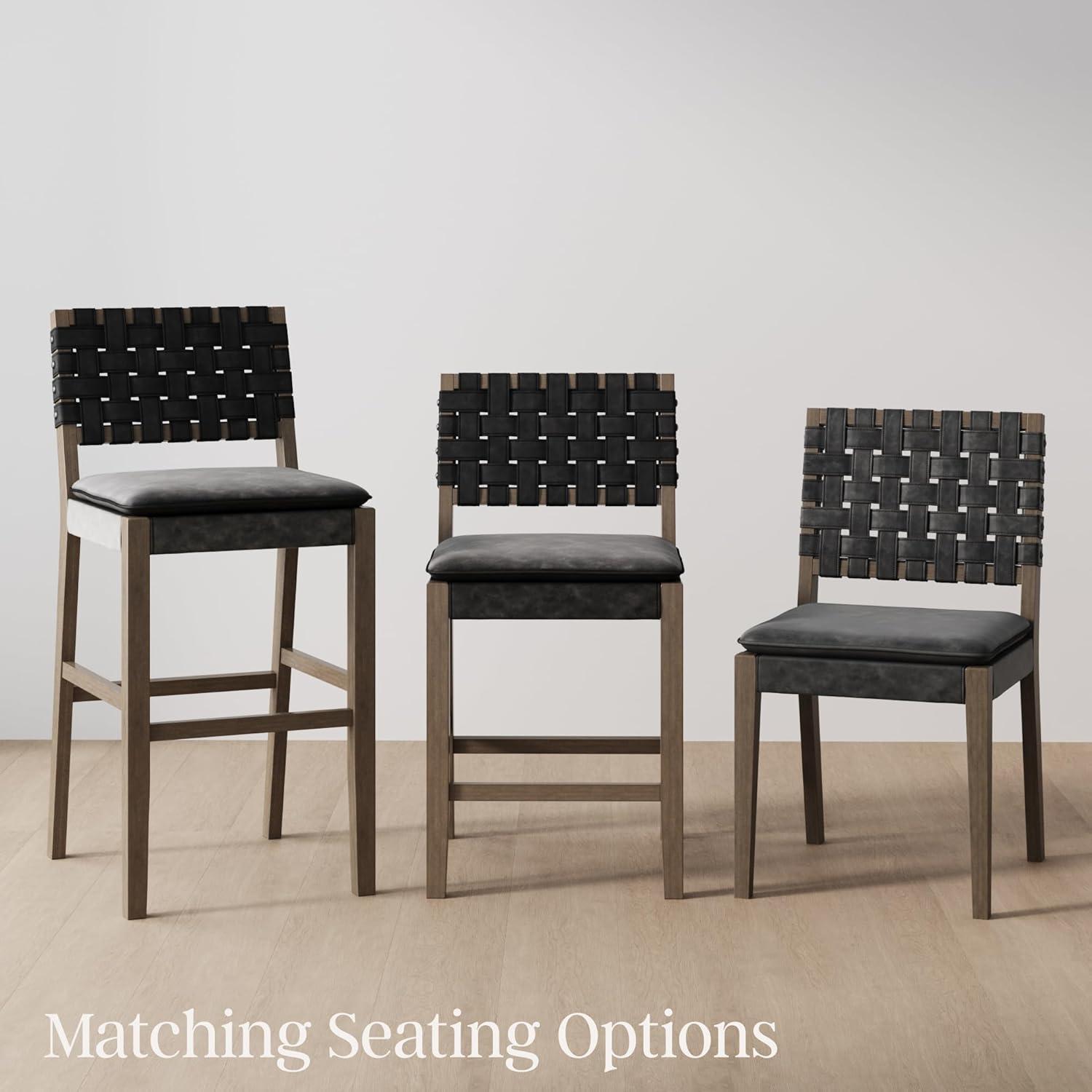 Nathan James Upholstered Stool