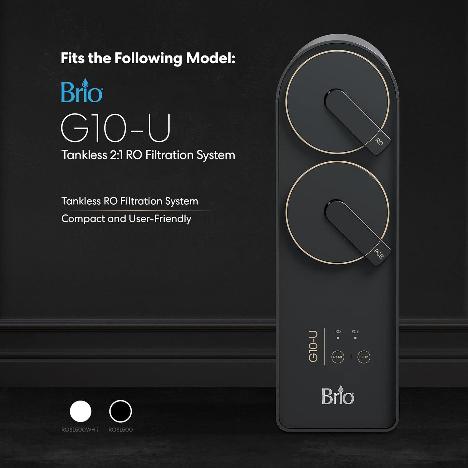 Brio Reverse Osmosis Membrane Replacement for ROSL500 and ROSL500WHT, Piece Count 1 Filter