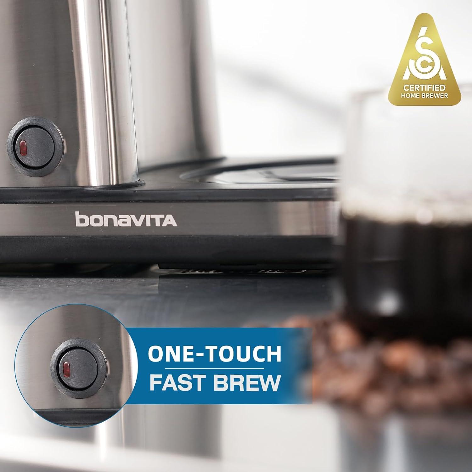 Bonavita Connoisseur 8-Cup Coffee Maker with Thermal Carafe