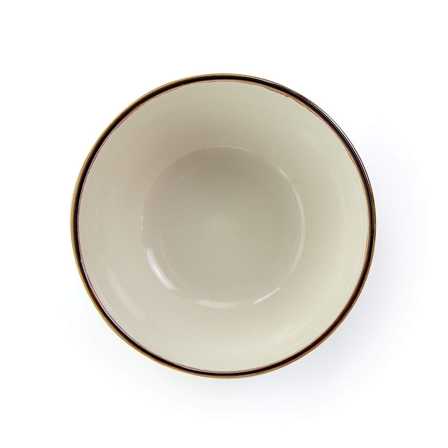 Elama 16 Piece Stoneware Dinnerware Set - Service for 4
