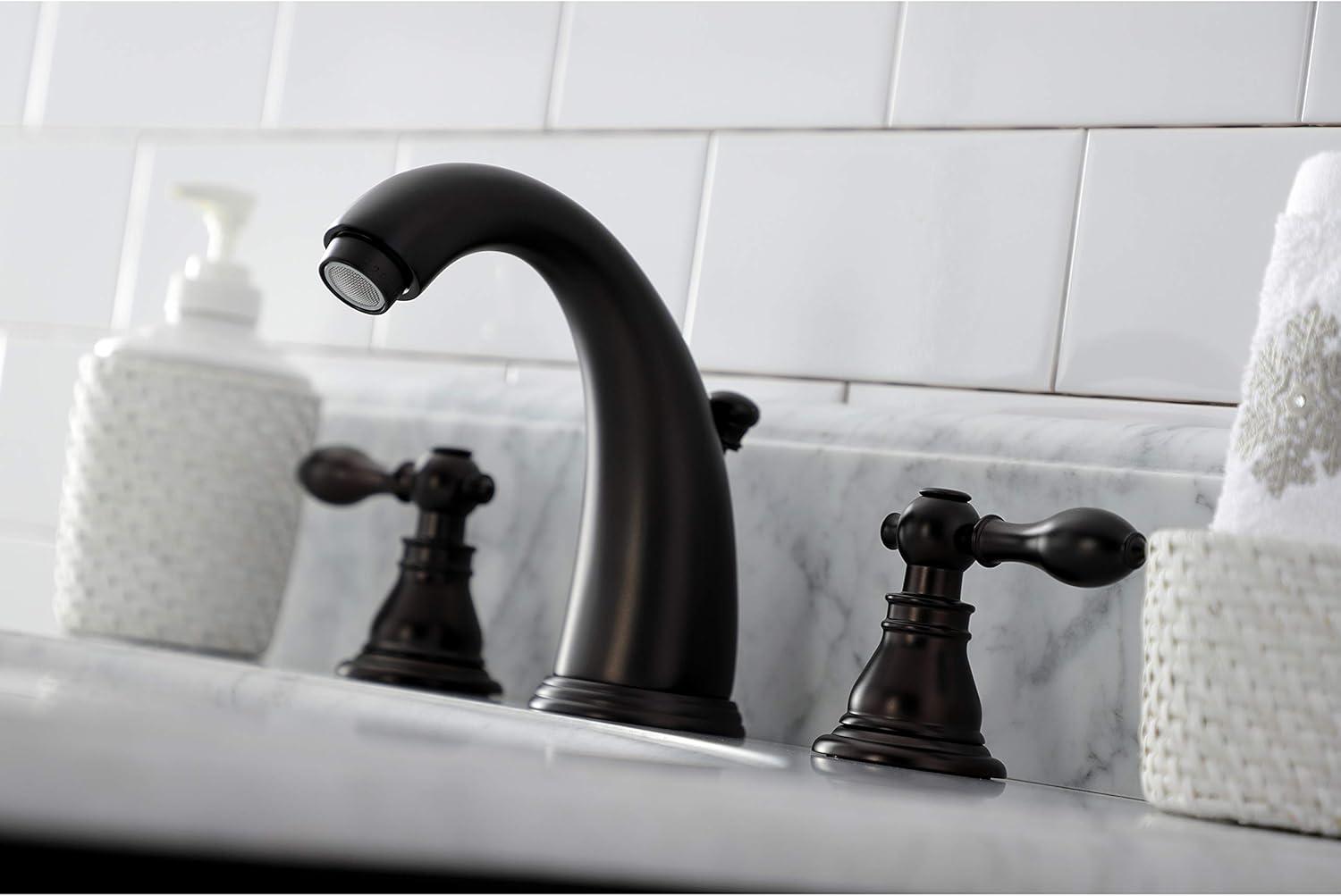 American Classic Widespread Bathroom Faucet with Retail Pop-Up, Oil Rubbed Bronze