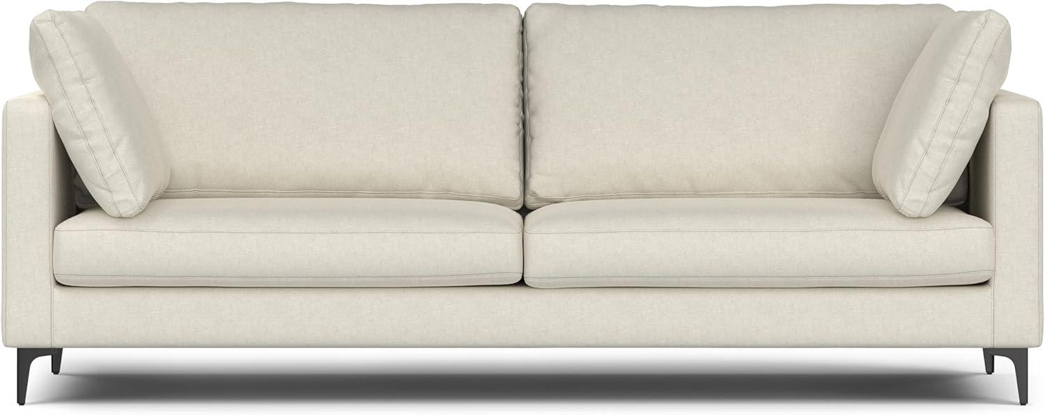 Simpli Home Ava 90-inch Sofa in Tightly Woven Performance Fabric