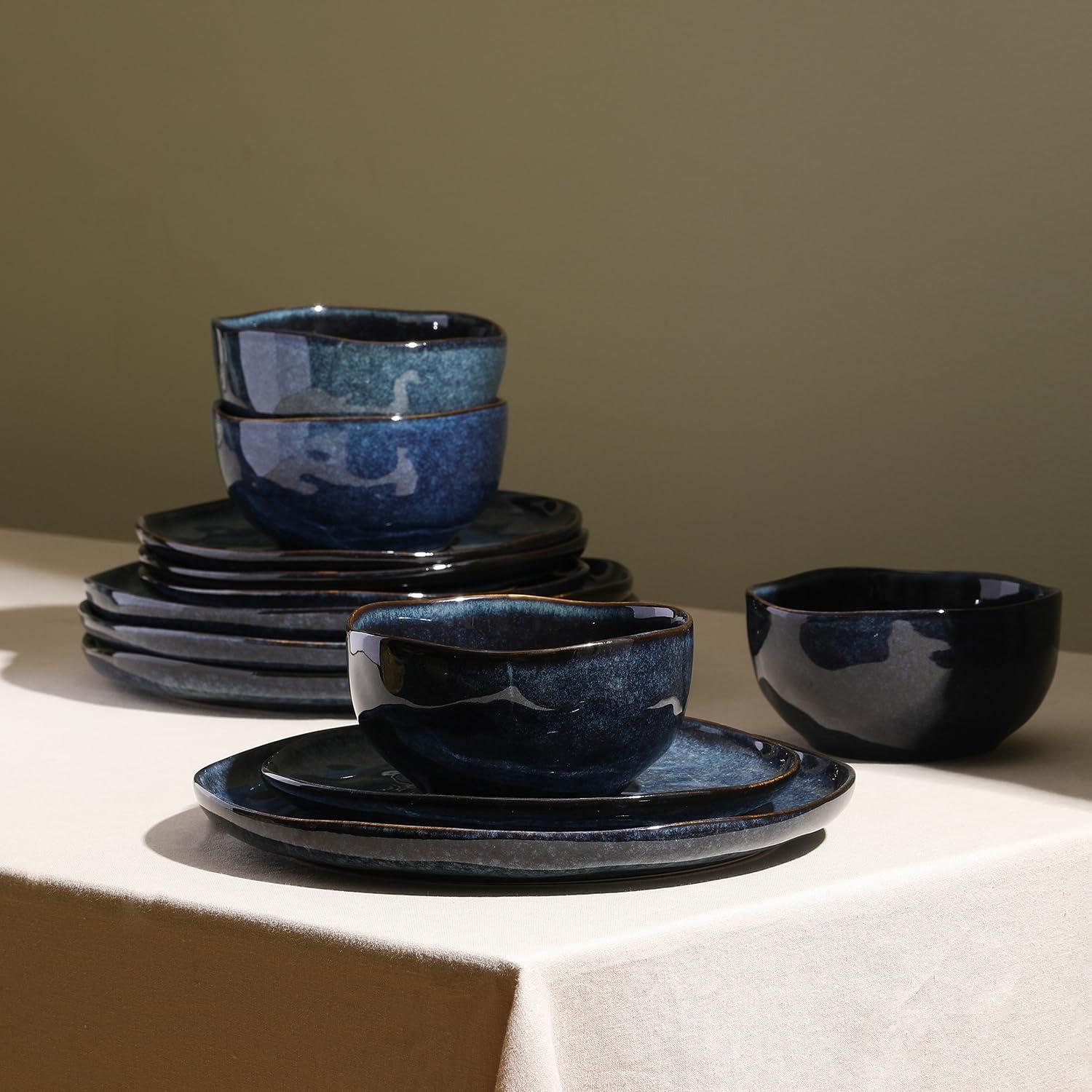 Stone Lain Mirella 12-Piece Dinnerware Set Stoneware