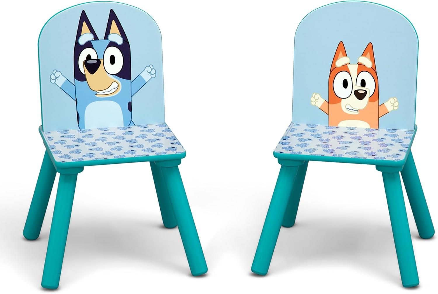 Delta Children Bluey Kids Table And Chair Set With Storage (2 Chairs Included) Delta Children - Greenguard Gold Certified