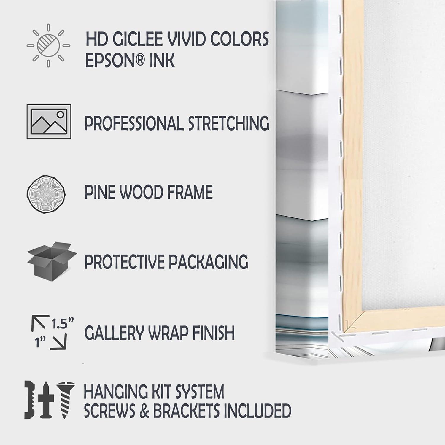 " Bright Cloudy Sunset In Calm Ocean "