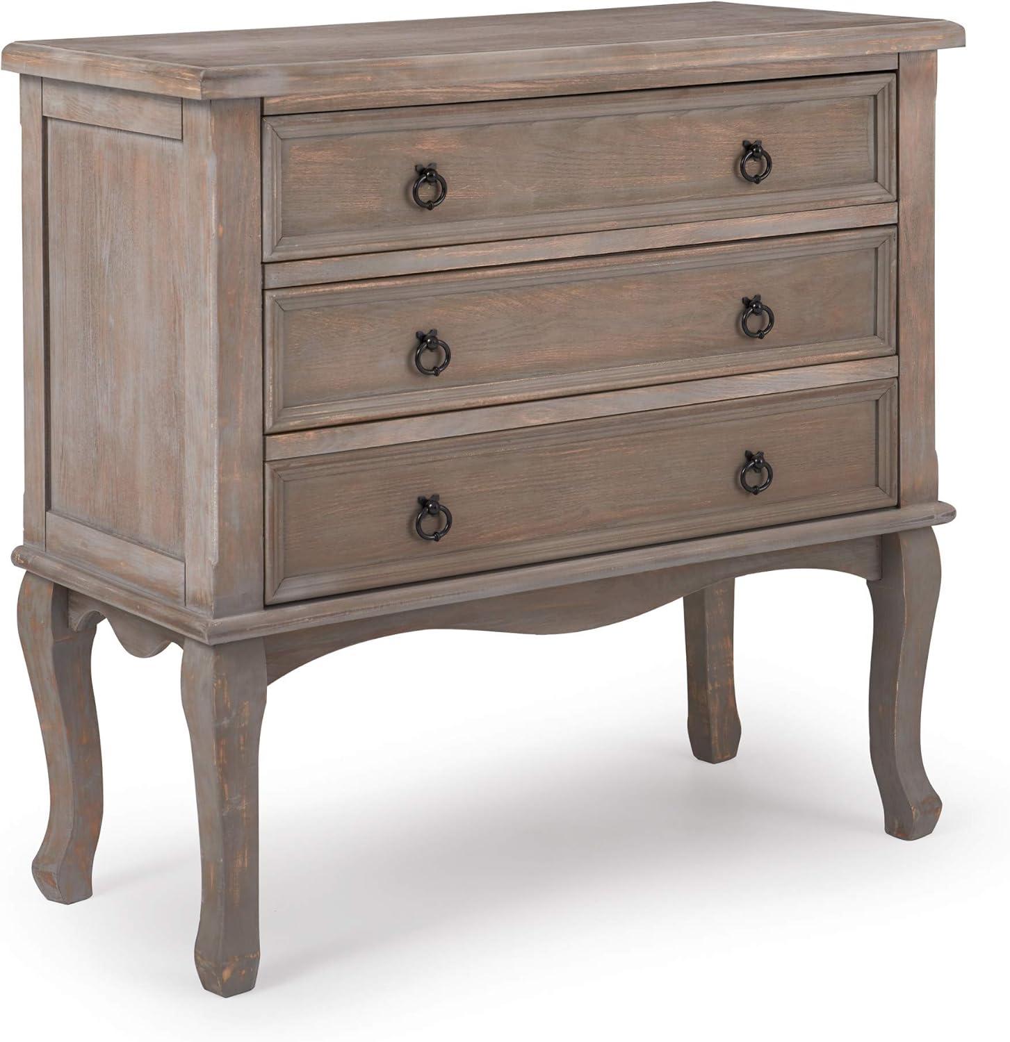 ClickDecor ClickDecor Thomas Antique Country Style Dresser Chest with 3-Drawers