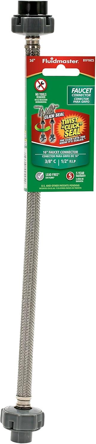 Fluidmaster 16-Inch Braided Stainless Steel Faucet Connector