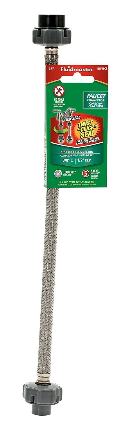 Fluidmaster 16-Inch Braided Stainless Steel Faucet Connector