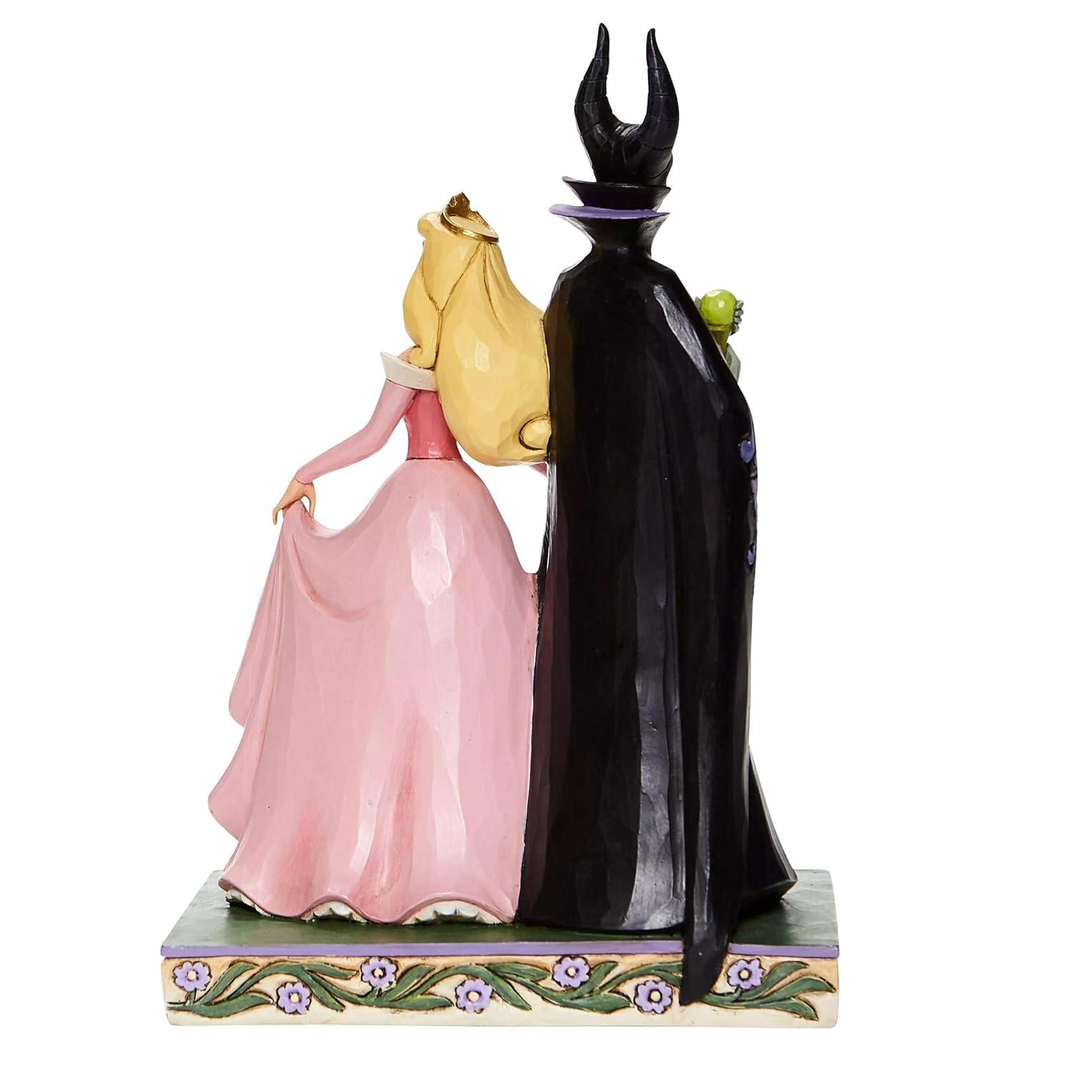 enesco Disney Traditions Jim Shore Aurora & Maleficent Figurine 9in H