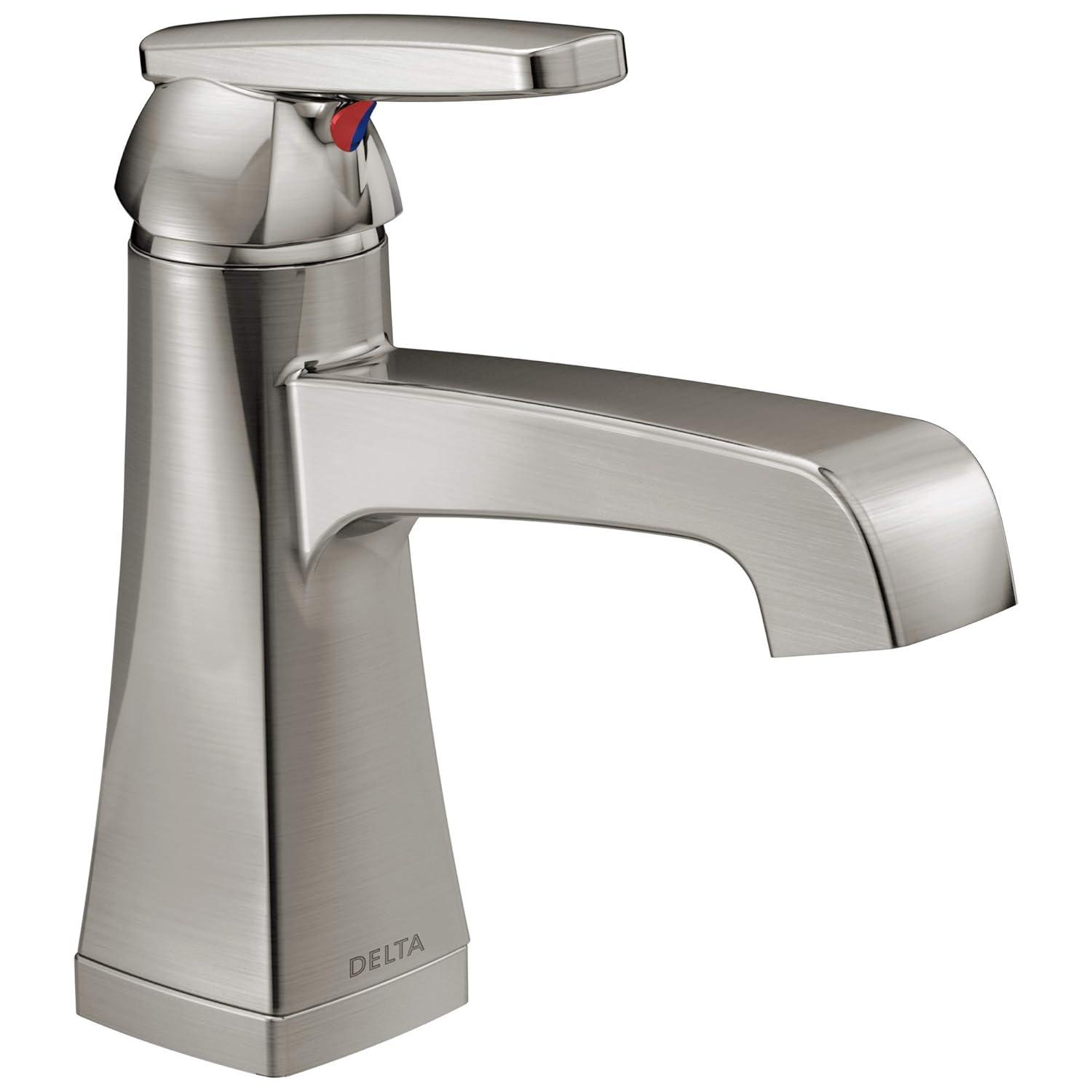 Ashlyn Single Hole Bathroom Faucet with Drain Assembly, Single Handle Bathroom Sink Faucet