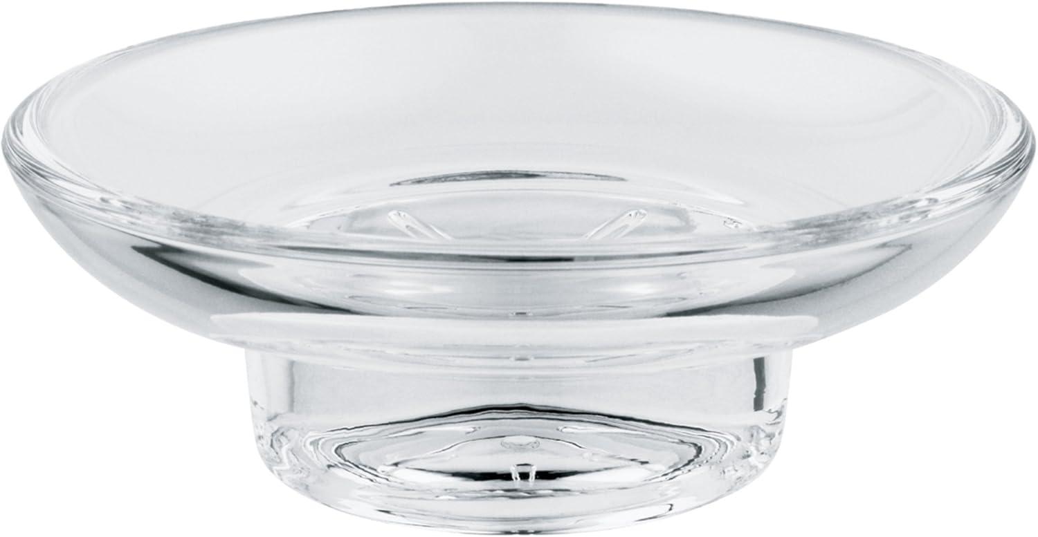 Clear Glass Modern Freestanding Soap Dish