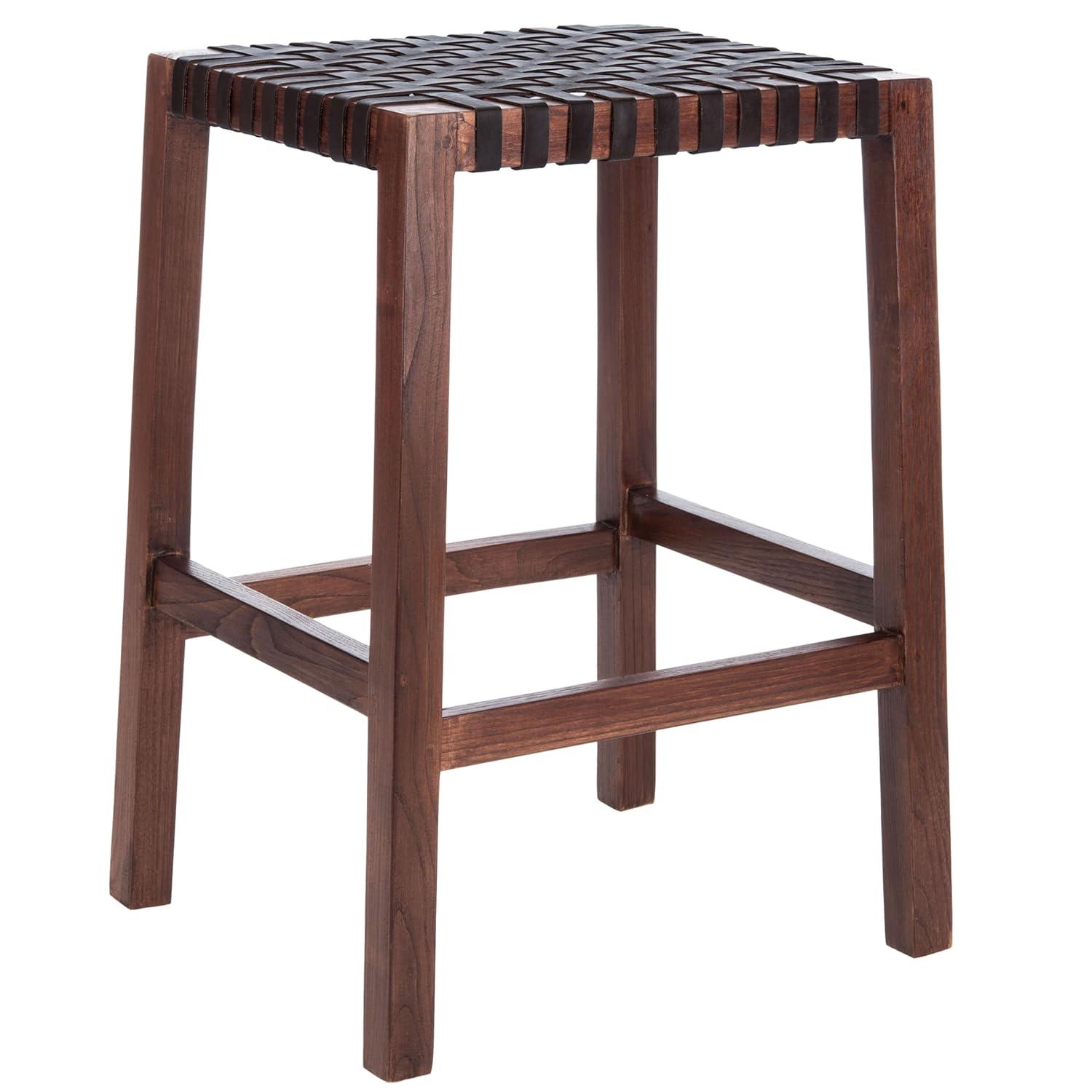 Capri Counter Stool - BST1009 - Brown/Brown - Safavieh
