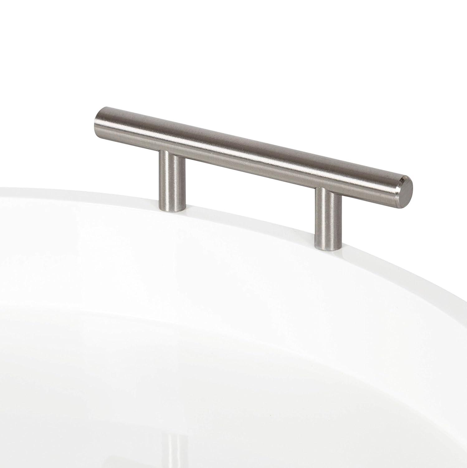 Kate and Laurel Lipton Tray, 15.5" Diameter, White and Silver