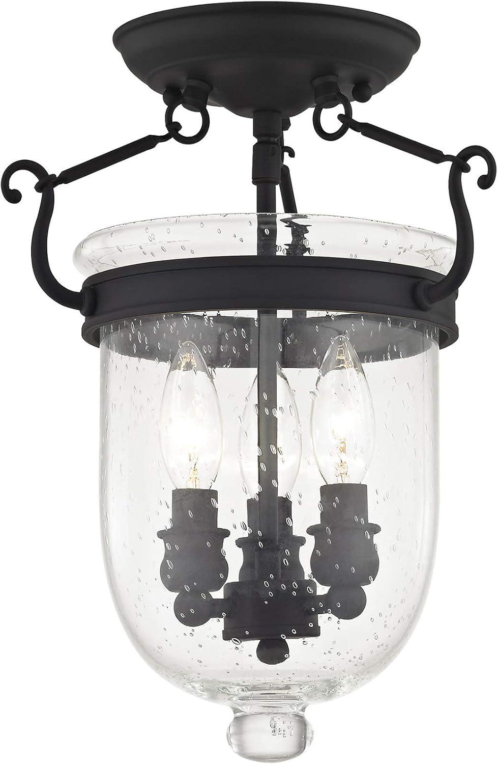 Livex Lighting - Jefferson - 3 Light Flush Mount in Traditional Style - 10