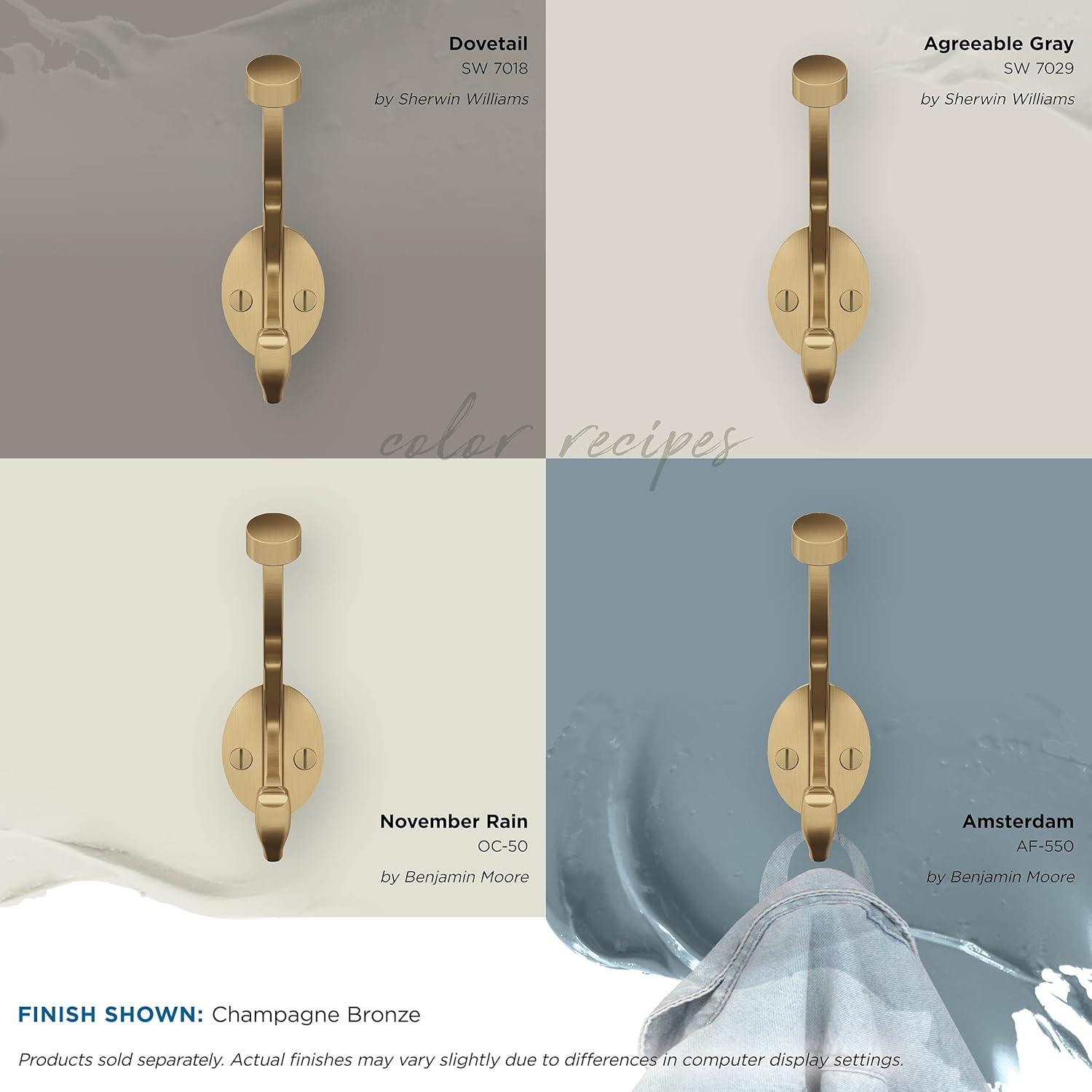 Adare Traditional Double Prong Decorative Wall Hook