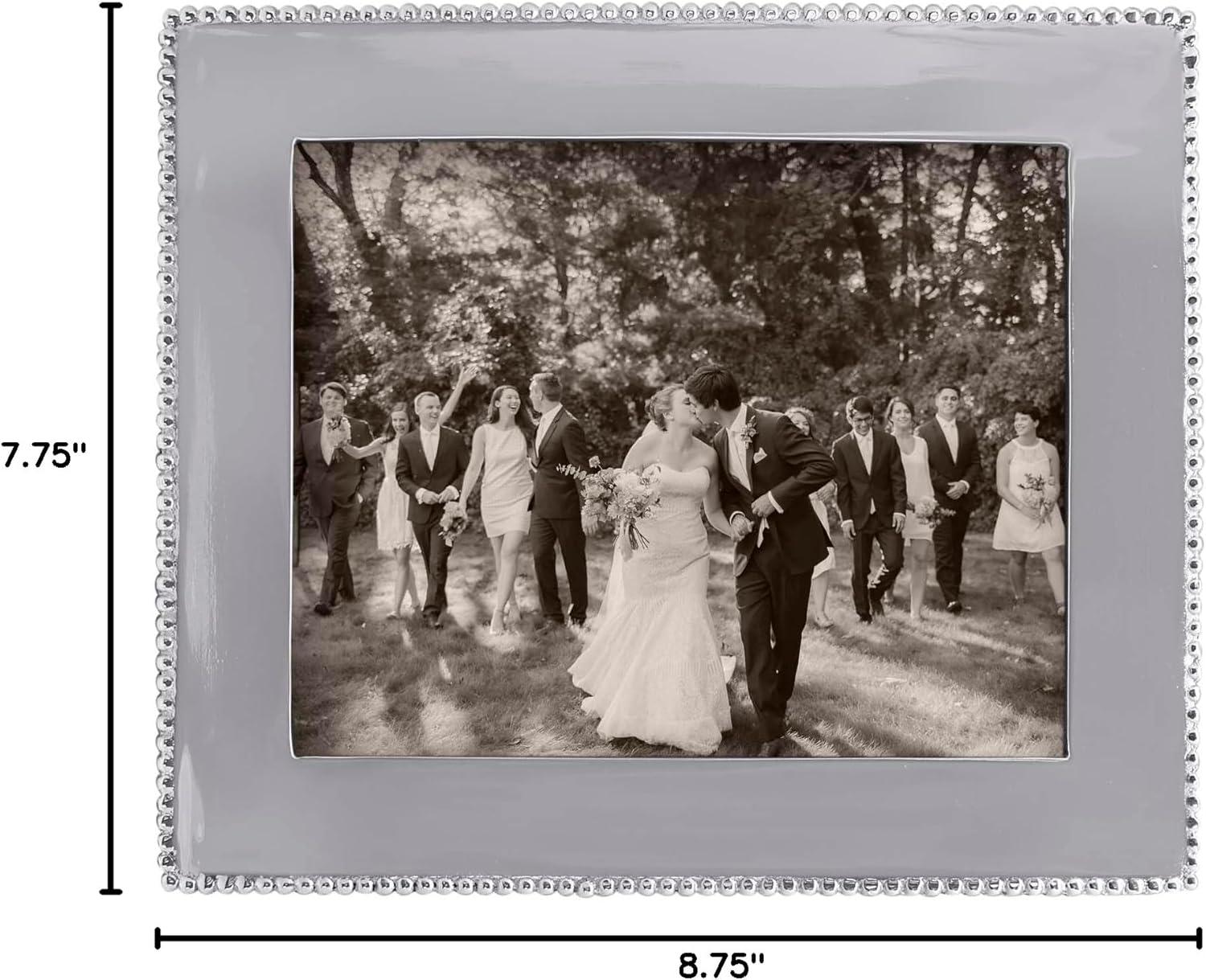 Beaded Metal Picture Frame