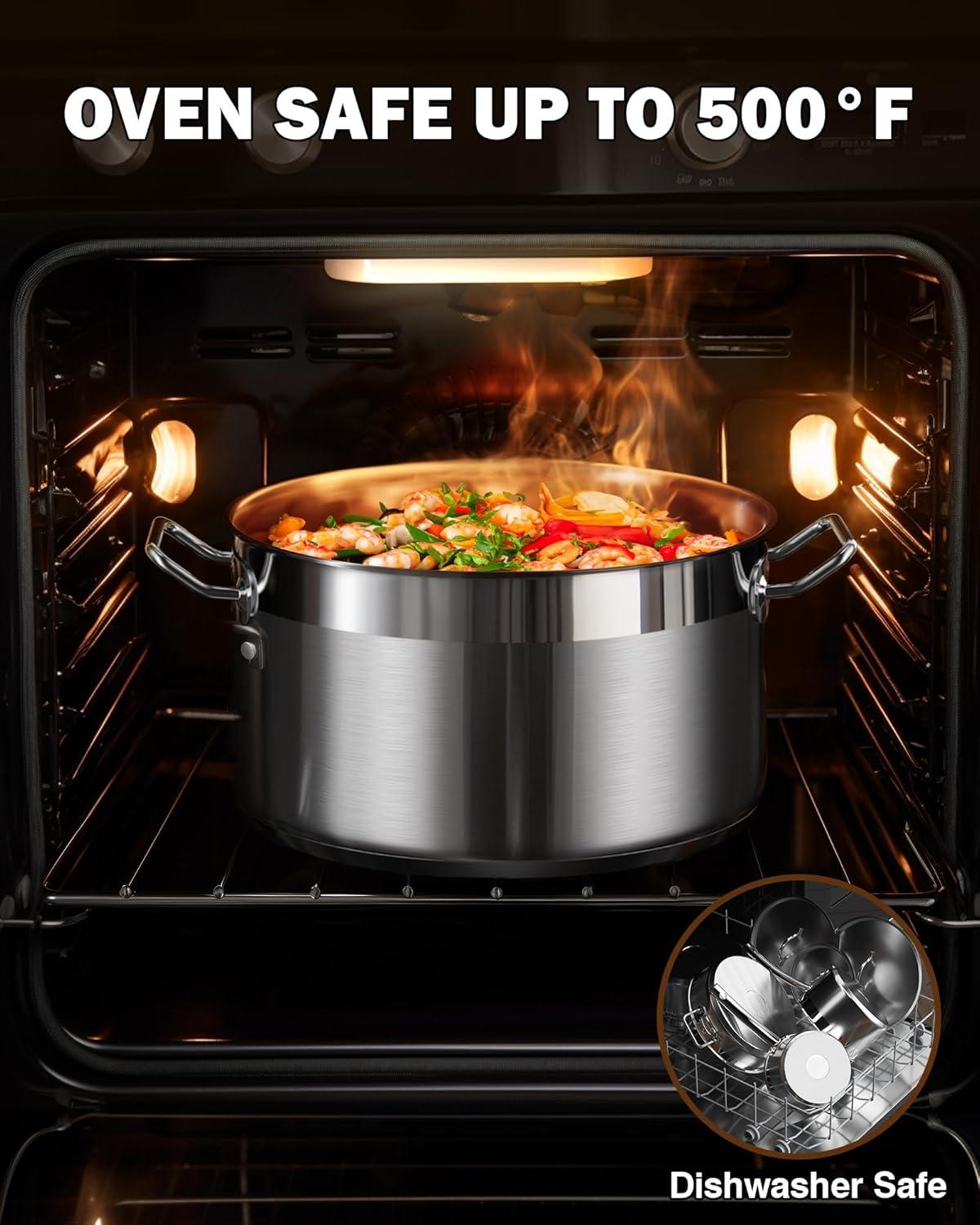 Cooks Standard Cooks Standard 6 Quarts Stainless Steel Stock Pot