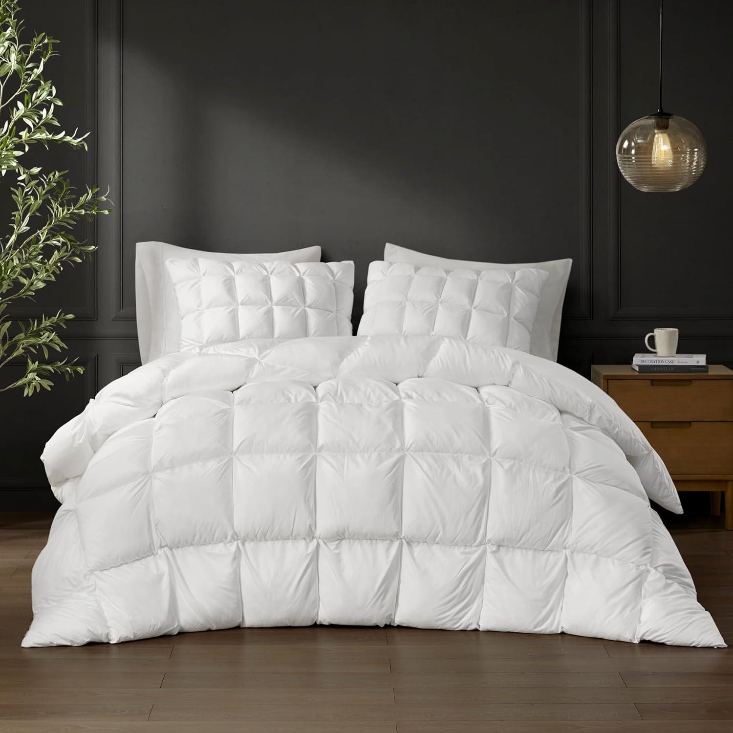 Stay Puffed Overfilled Down Alternative Comforter White - Madison Park