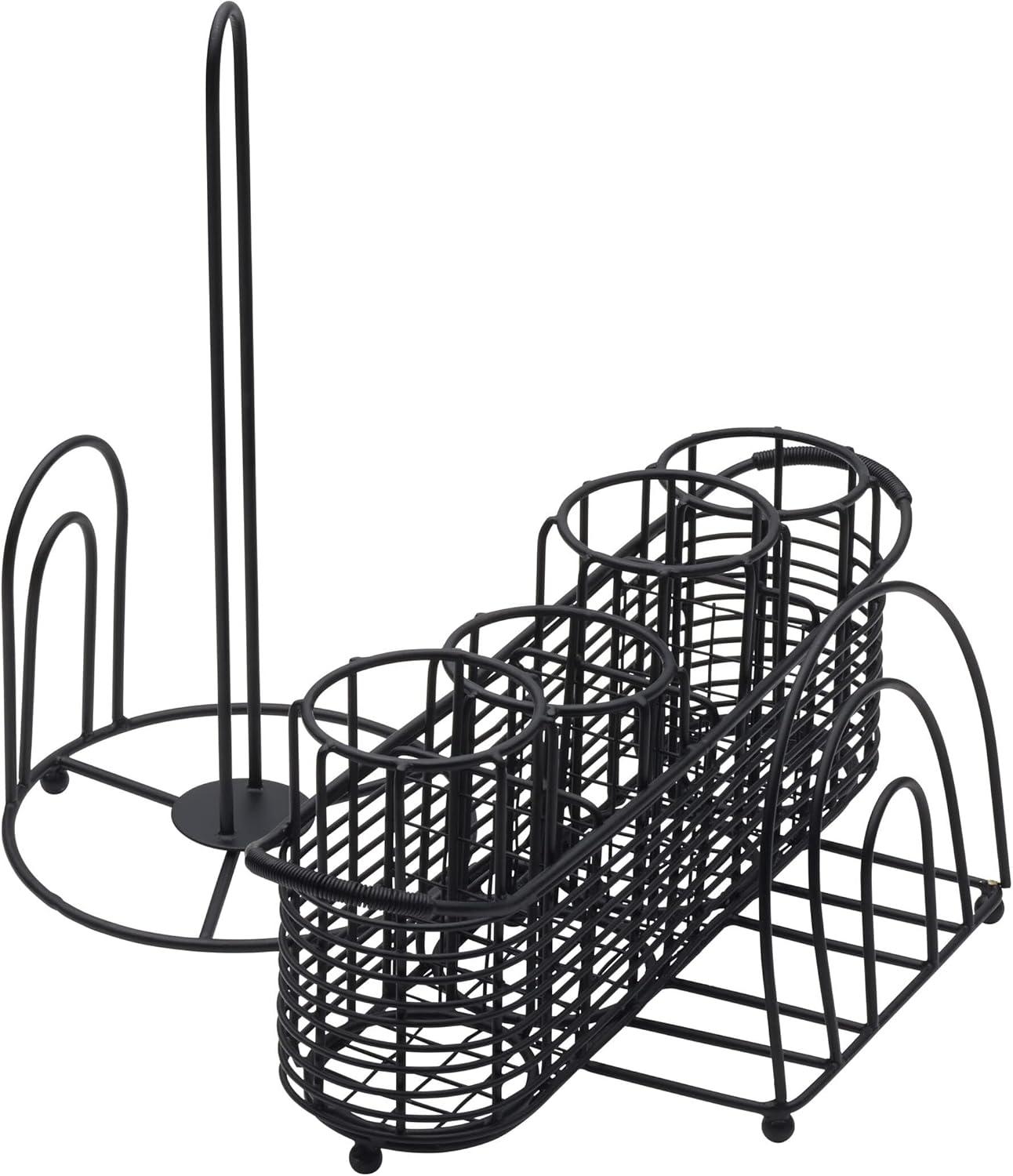 Gourmet Basics by Mikasa Gourmet Basics by Mikasa Gourmet Basics Art Deco Picnic Buffet Caddy with Paper Towel Holder