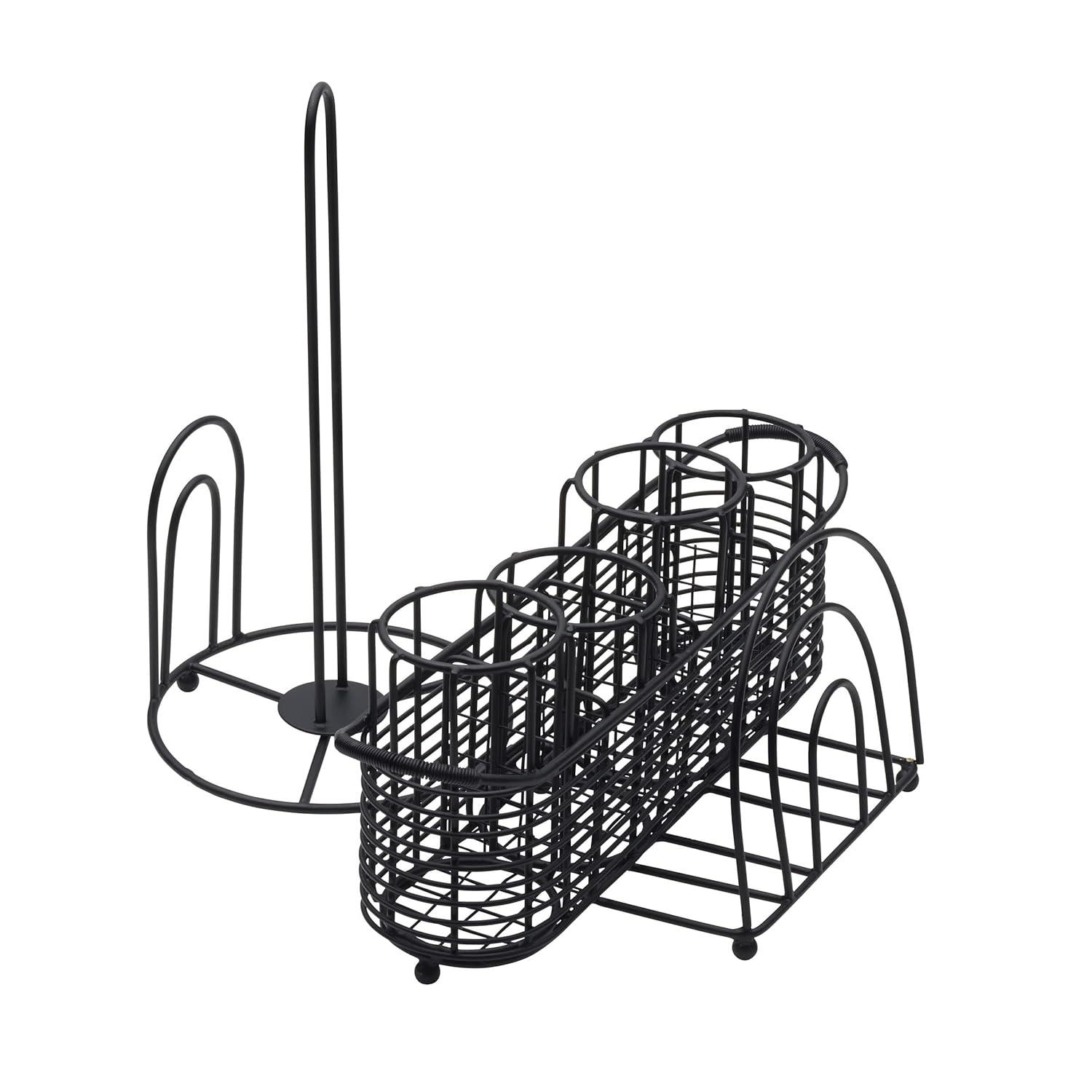 Gourmet Basics by Mikasa Gourmet Basics by Mikasa Gourmet Basics Art Deco Picnic Buffet Caddy with Paper Towel Holder