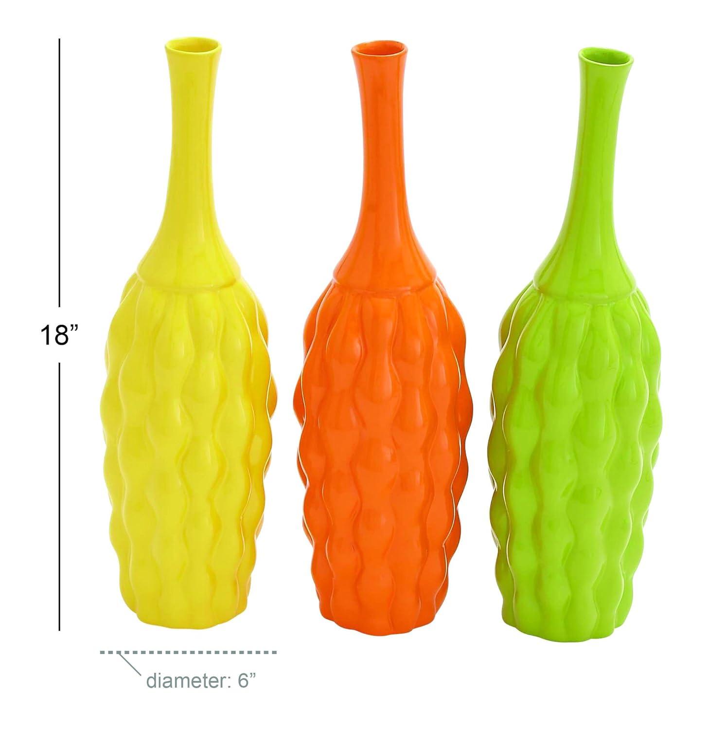 Novogratz Ceramic Multi Colored Decorative Vase Set & Reviews | Wayfair