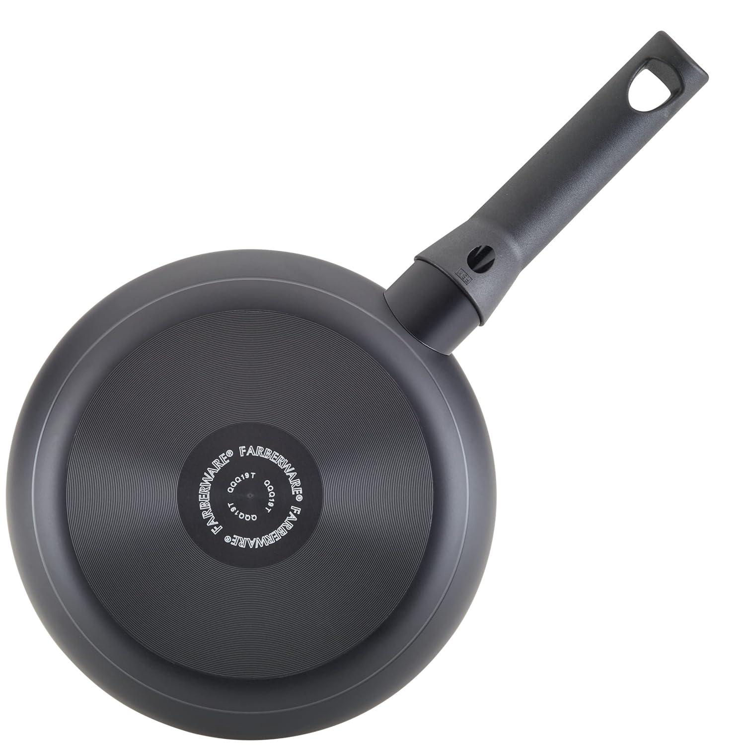 Farberware Farberware Power Base Nonstick Cookware Pots And Pan Set With Cooking Kitchen Utensils, 12 Piece, Matte Black