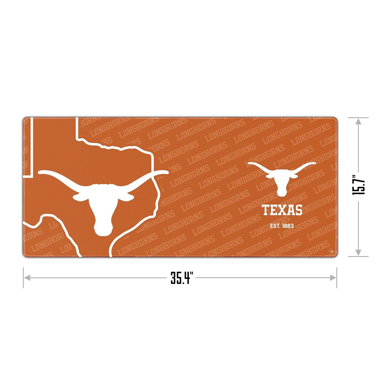 YouTheFan  35.4 x 15.7 in. Texas Longhorns Logo Desk Pad