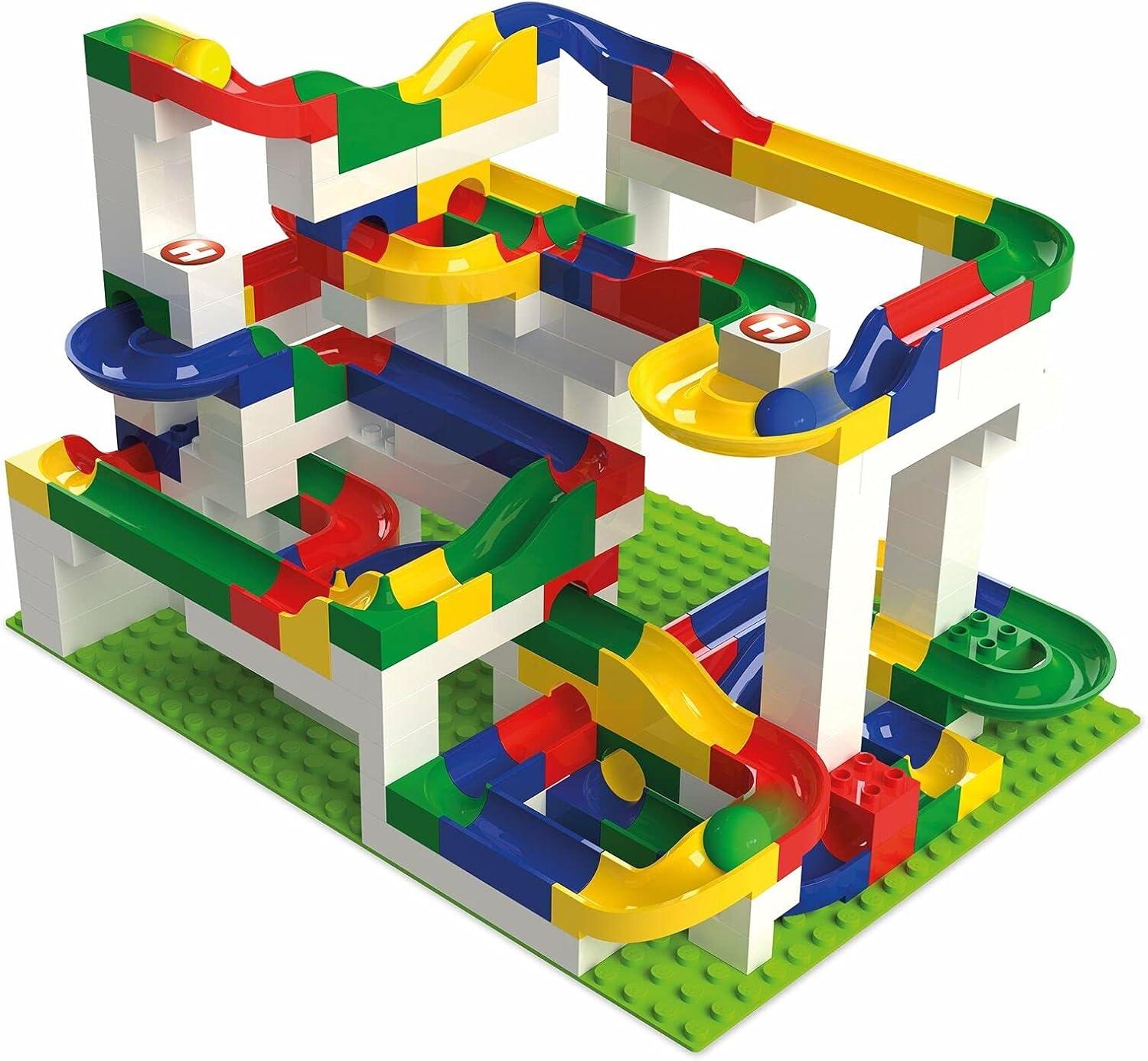 Hubelino Marble Run - 200-Piece Big Building Box