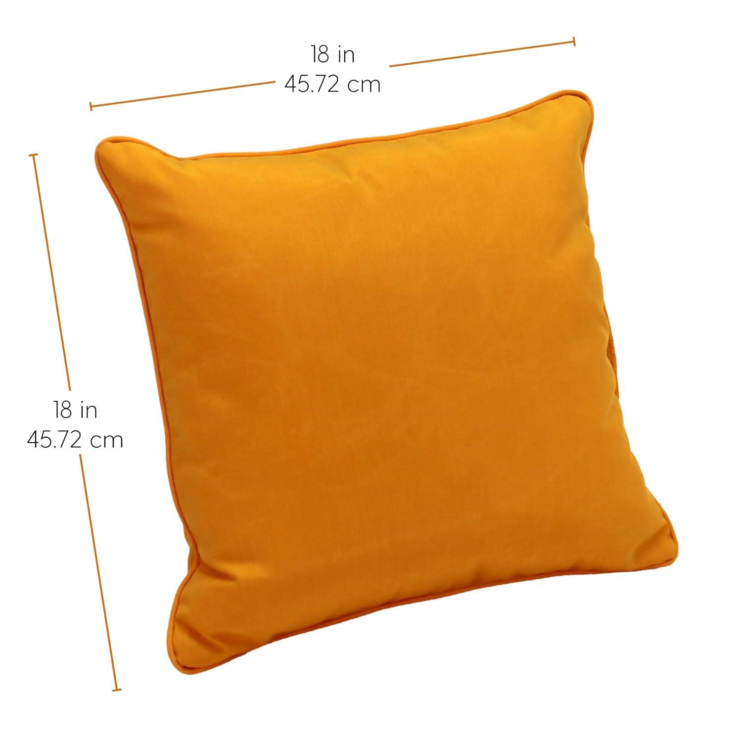Element Synthetic Throw Square Indoor/Outdoor Pillow Cover & Insert (Set of 2)