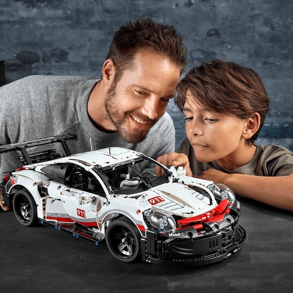 LEGO Technic Porsche 911 RSR Race Car Model Building Kit 42096, Advanced Replica, Exclusive Collectible Set, Gift for Kids, Boys & Girls