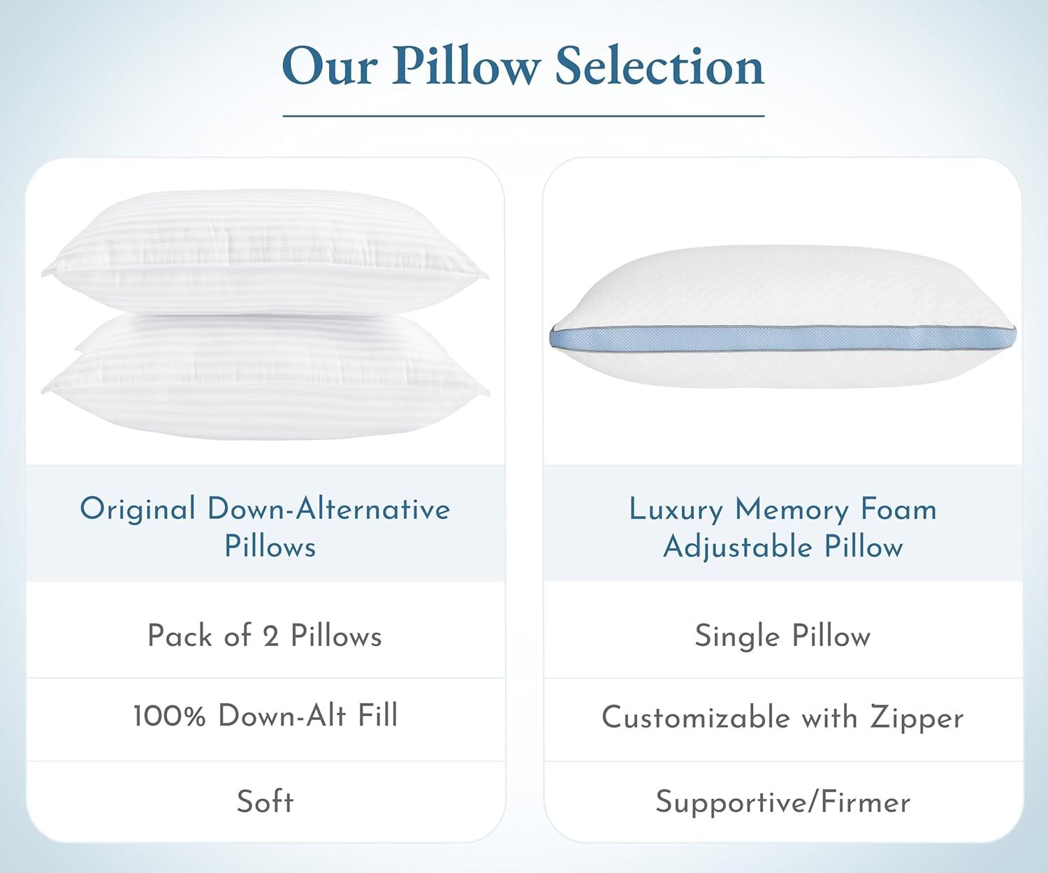 Cooling Bed Pillows by California Design Den