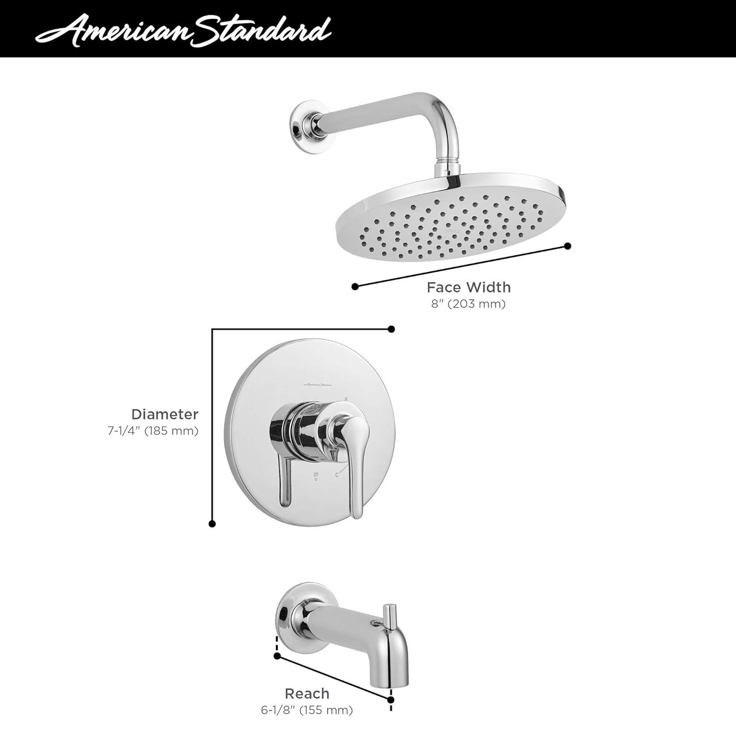 Studio S Thermostatic Tub and Shower Faucet