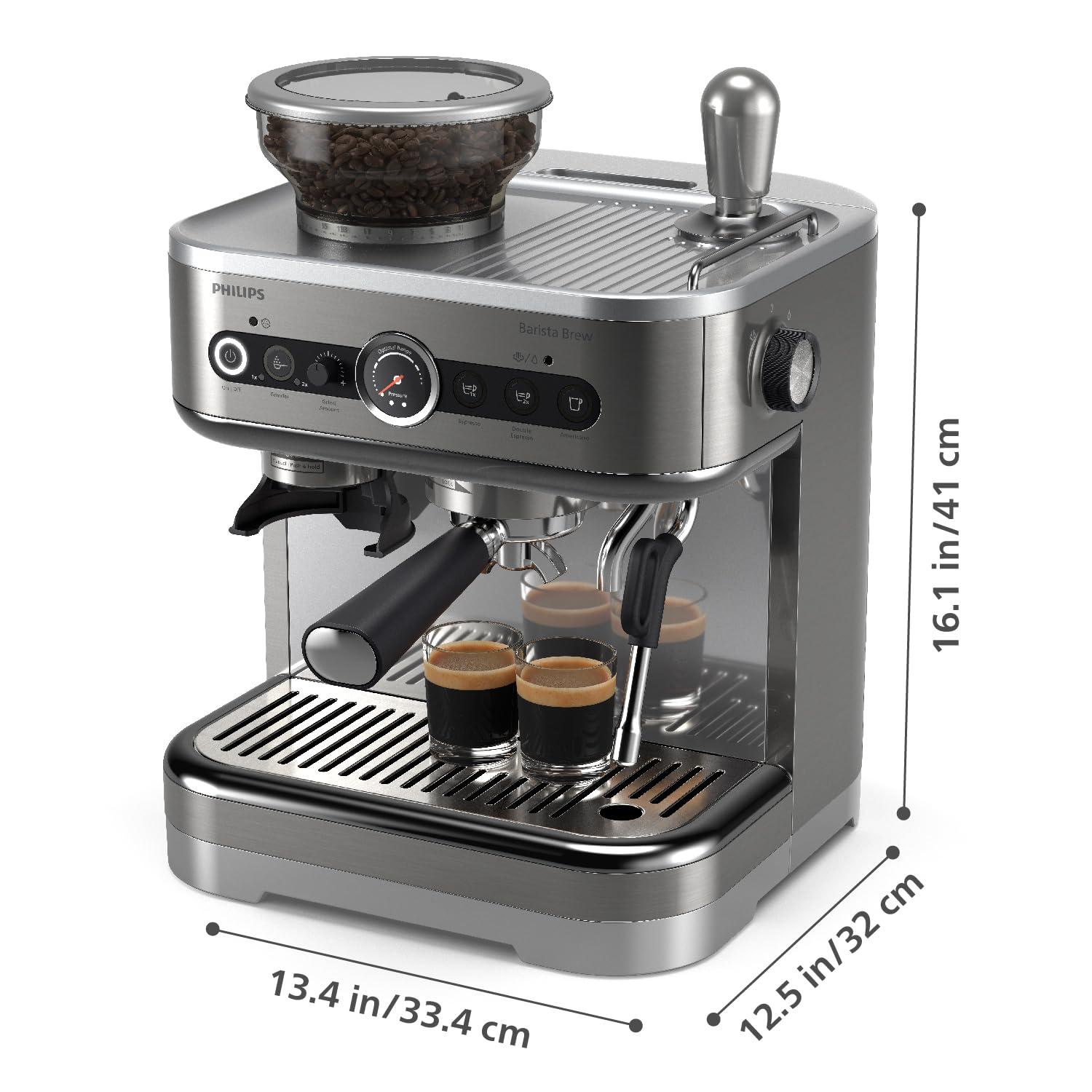 Philips BaristaBrew Espresso Machine in Stainless Steel