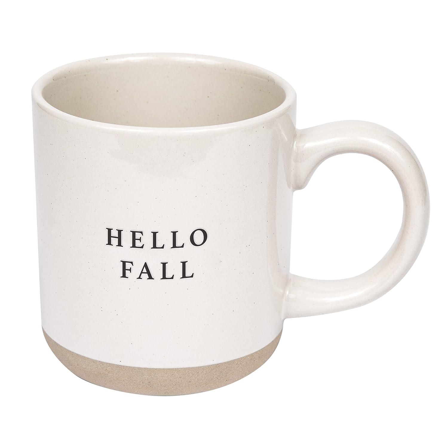 Sweet Water Decor Hello Fall Stoneware Coffee Mug -14oz