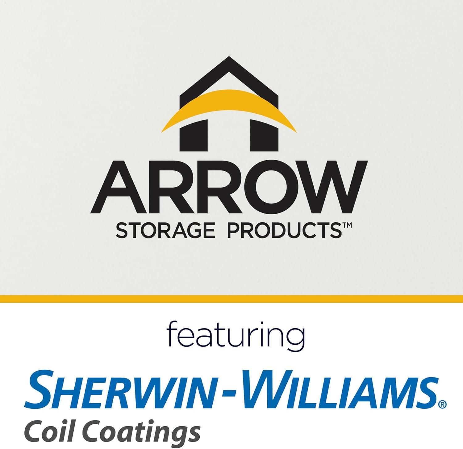 Arrow Arrow Steel Carport with 2 Side Wall Kits, 12x24x09