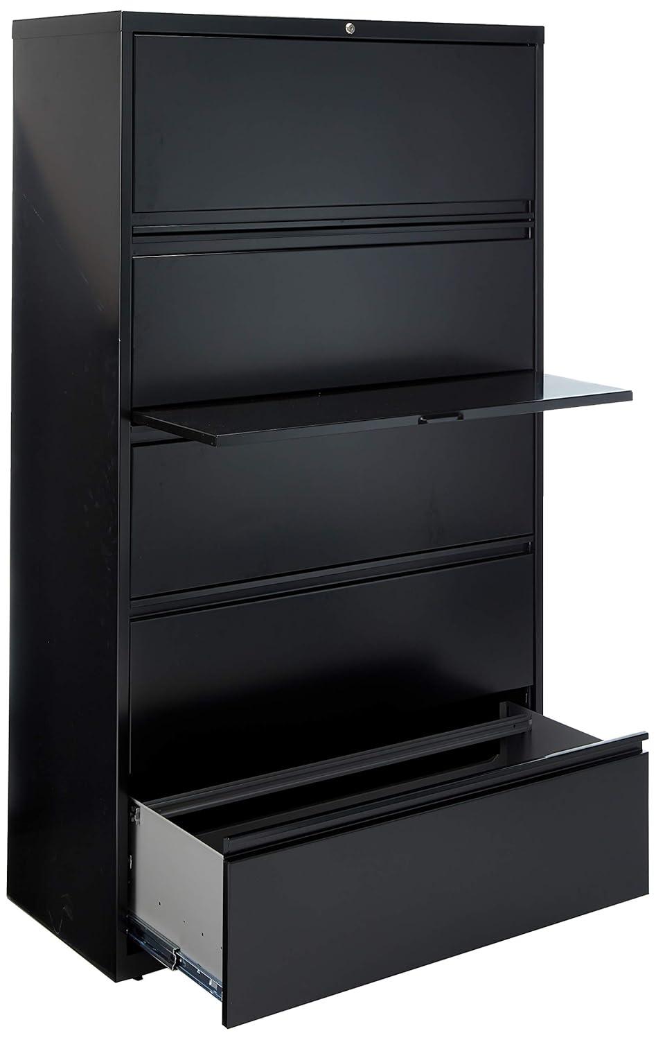 Inbox Zero Pabel 36'' Wide 5 -Drawer Steel File Cabinet