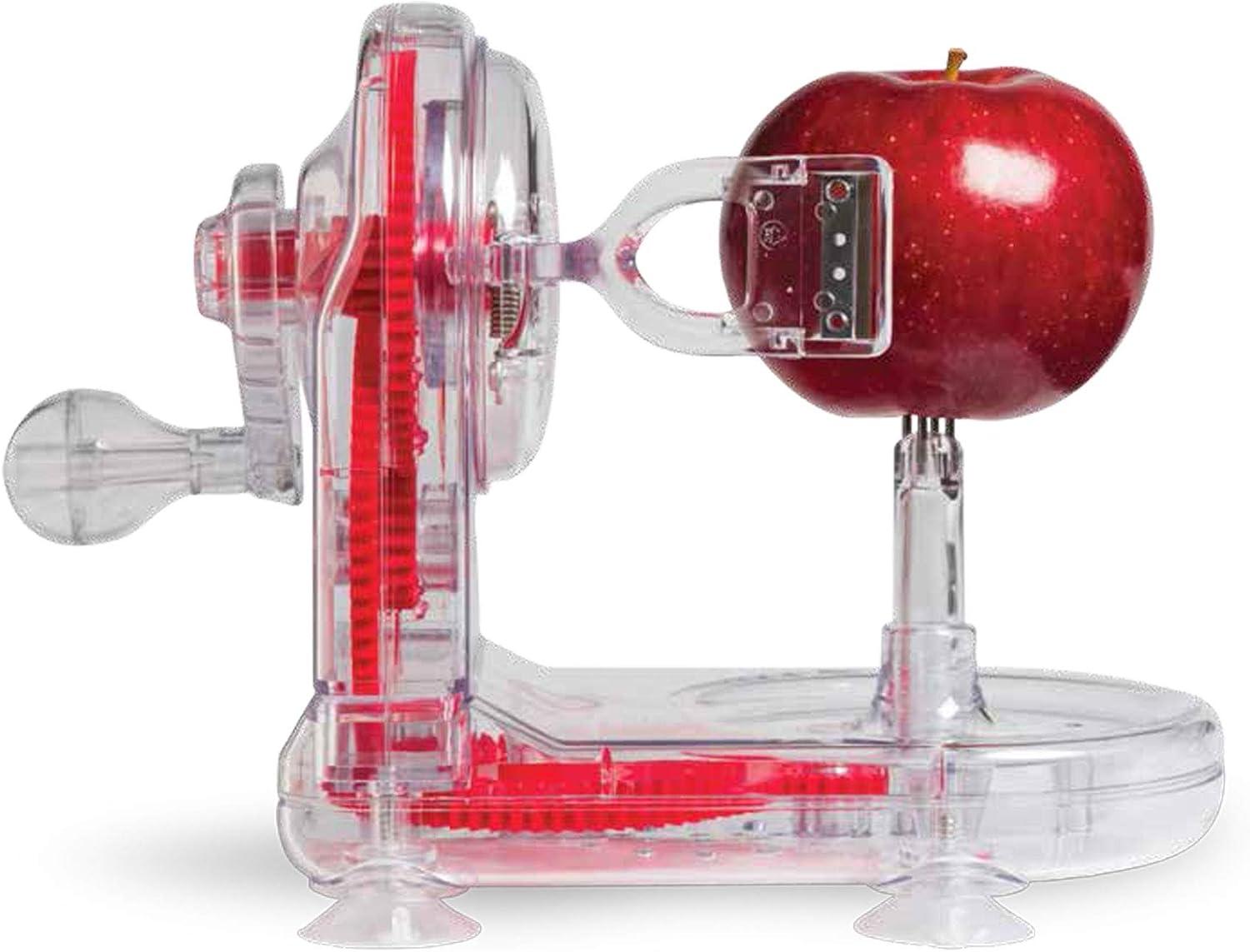 Transparent Plastic Apple Peeler with Corer Slicer