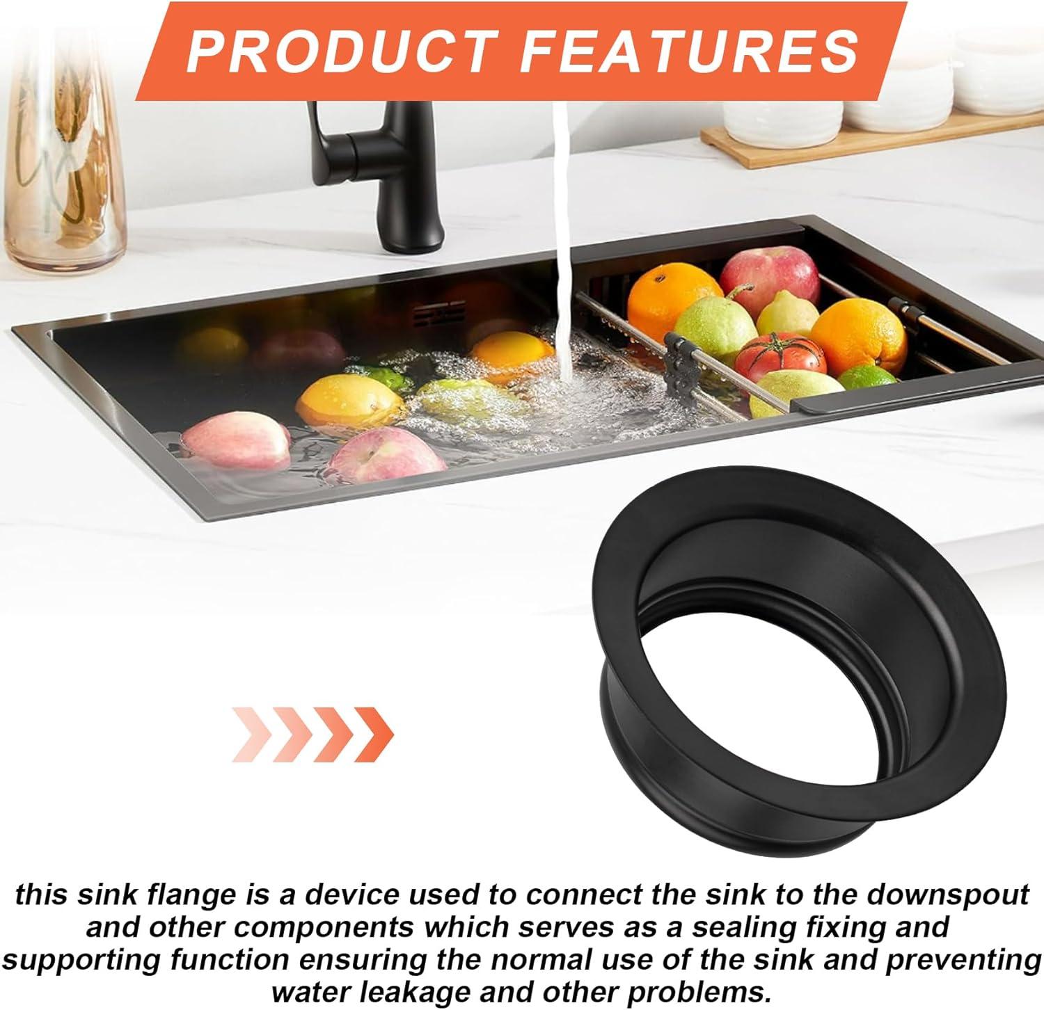 Disposal Flange Basket Stopper Kitchen Sink Drain