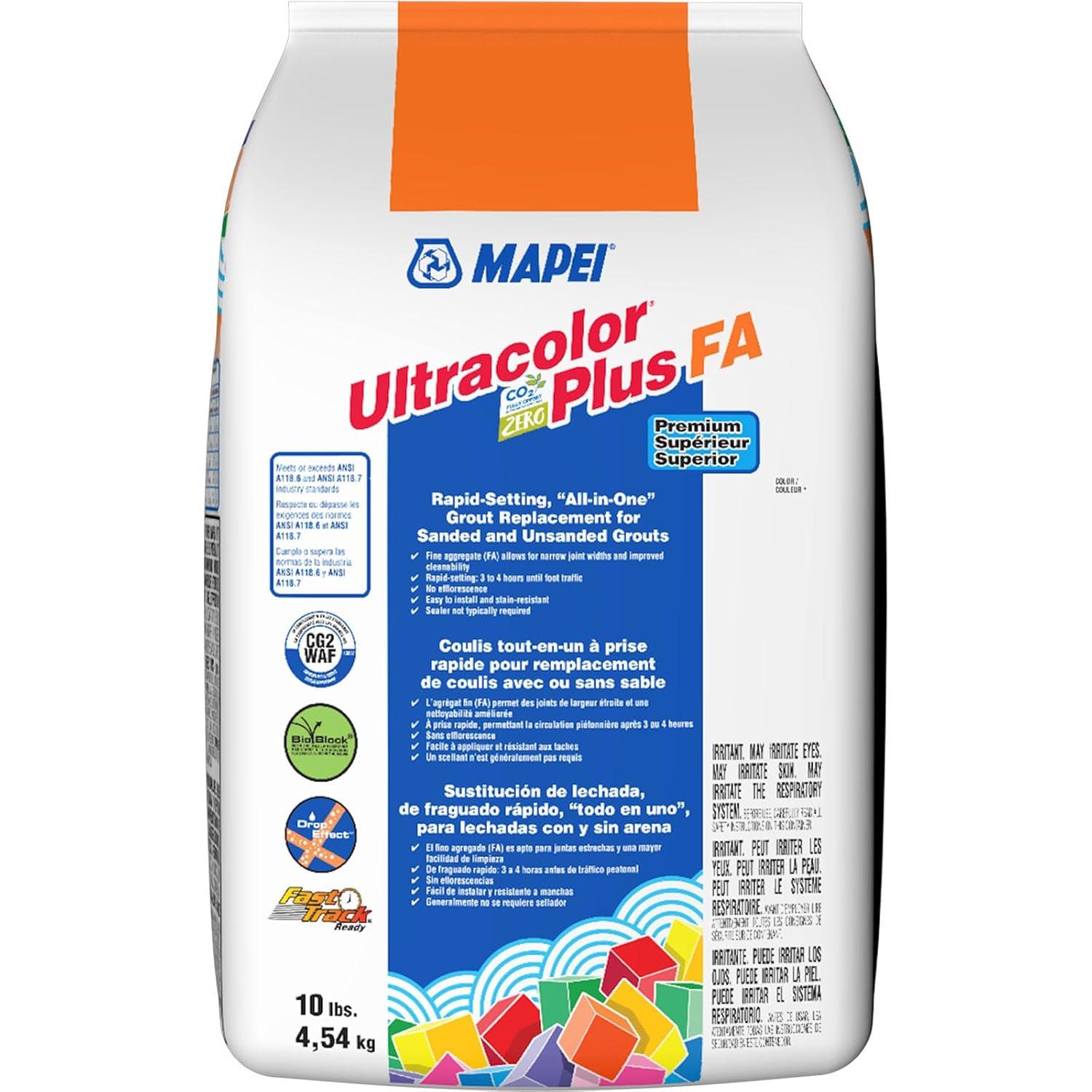 MAPEI Ultracolor Plus FA Deep Ocean #5231 All-in-one Grout (10-lb)