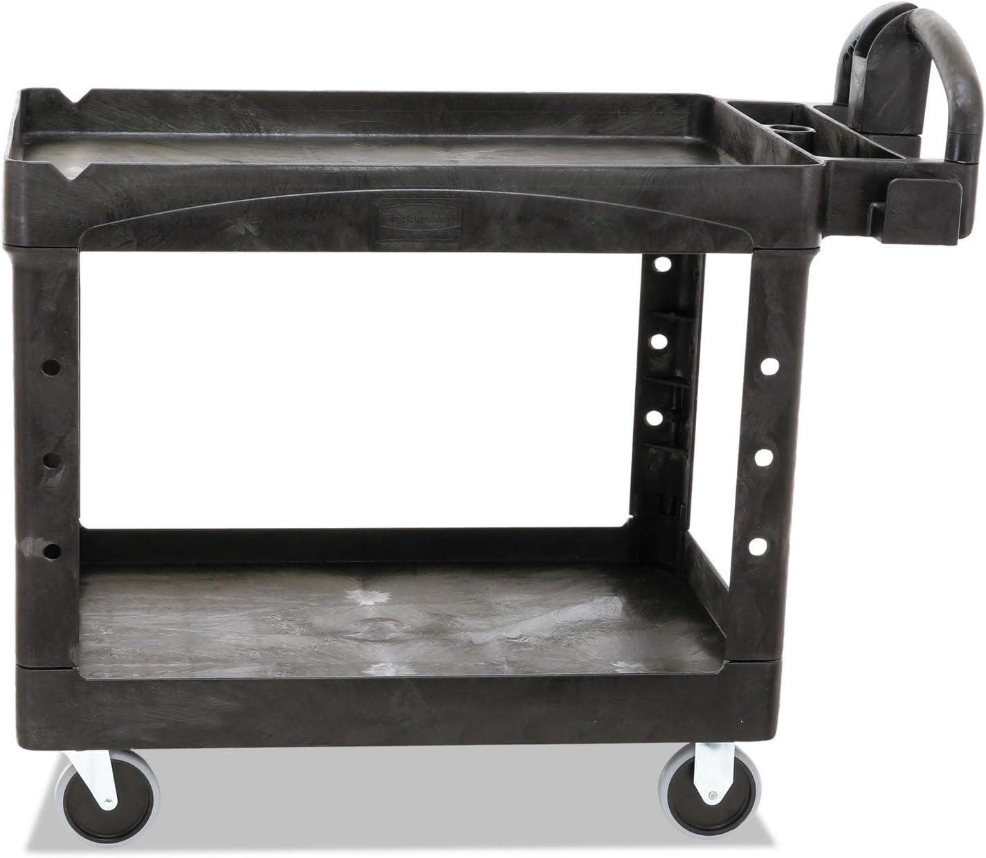 Rubbermaid Utility Cart HD 2 Shelf 16"X30" #647399