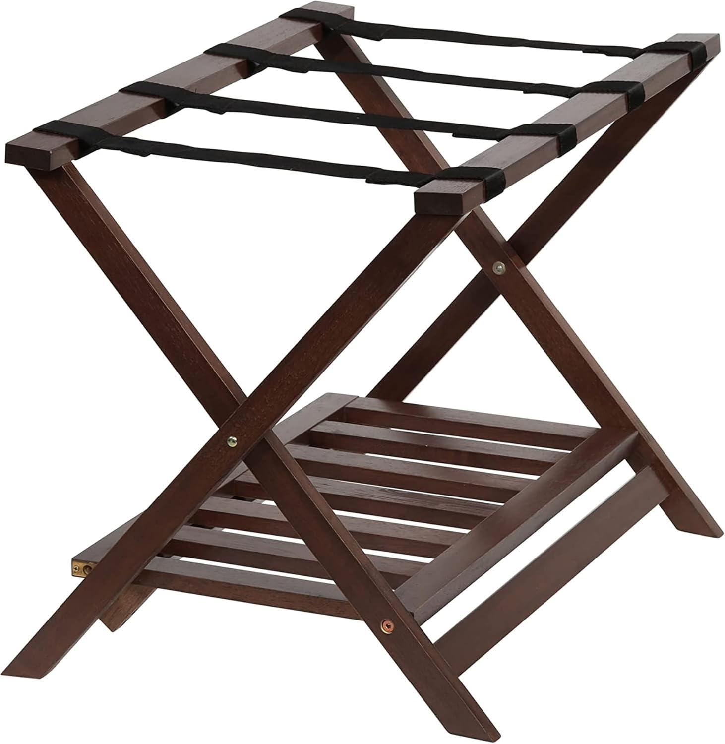 Folding Wood Luggage Rack